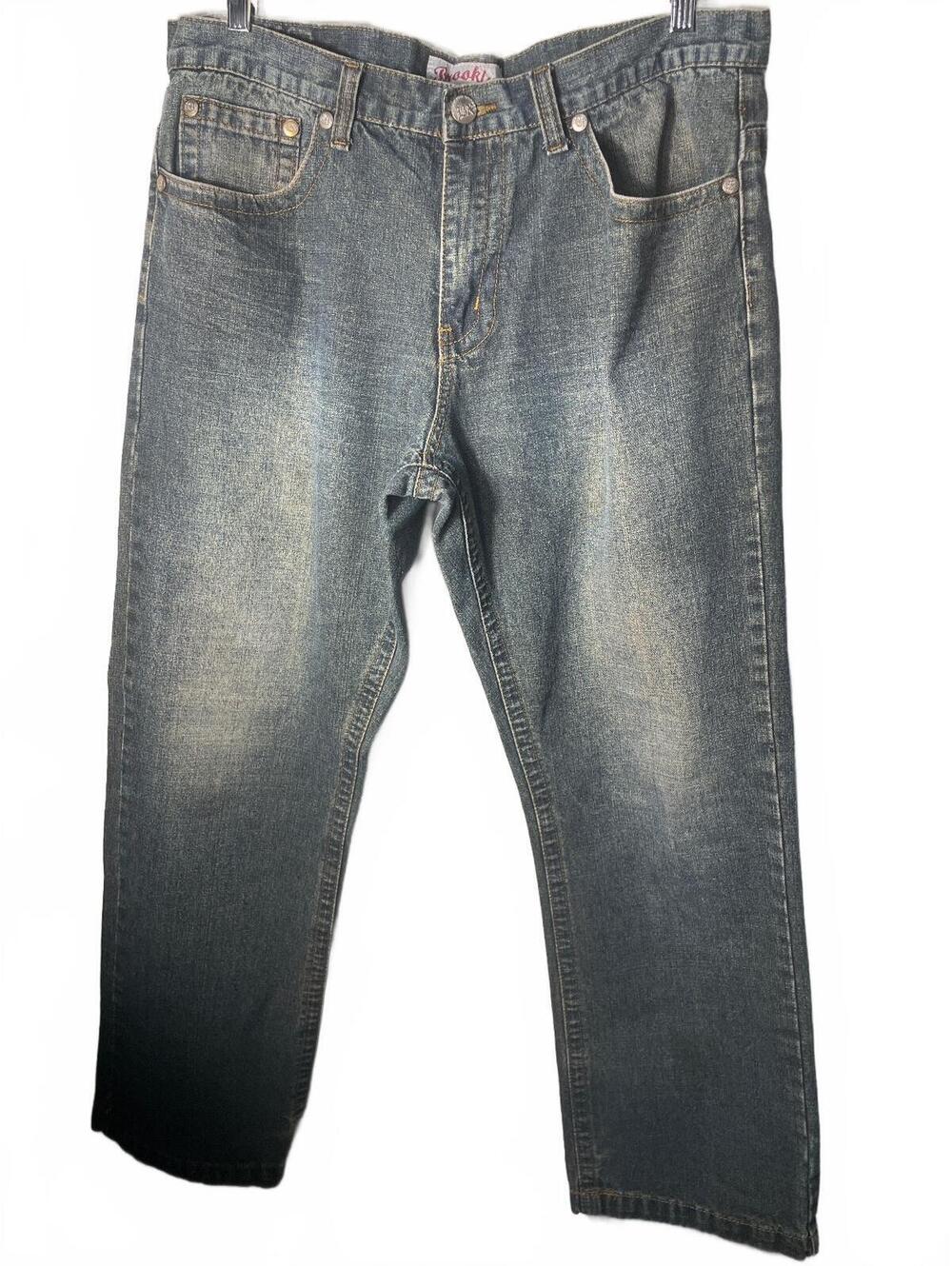 Vintage Brooklyn Xpress BX Collection Denim Jeans 90s Y2K Mens Size 36 Studded